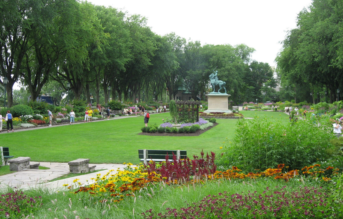 beau parc dans la ville de Québec